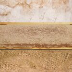 Φυσική Κηρήθρα Μελιού σε πλαίσιο